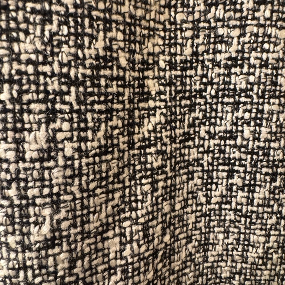 Nolan Miller Black and White Tweed Poncho- Size Plus - Picture 2 of 5